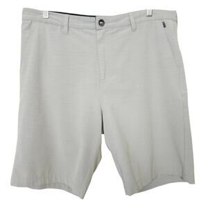 Visive Hybrid Shorts 36W 9.5L Gray Hybrid Quick Dry Stretch Boardshorts